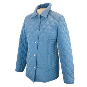 Northern Reflections Blue Quilted Jacket Coat S